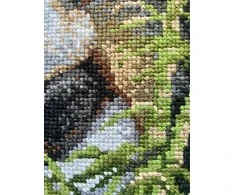 RIOLIS – Create It Yourself – Siuvinėjimo rinkinys „Panda su vaiku“ 1159 (22x38 cm)
