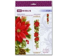 Poinsettia siuvinėjimo rinkinys iš RIOLIS Nr.: 1729