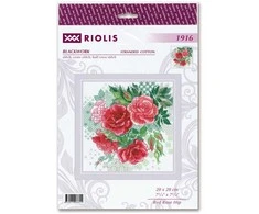 Raudona Rose Hip siuvinėjimo rinkinys iš RIOLIS Nr.: 1916