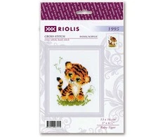 Baby Tiger siuvinėjimo rinkinys iš RIOLIS Nr.: 1995