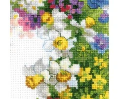 RIOLIS - Create It Yourself - Siuvinėjimo rinkinys „Vainikas su vyšnia“ 1536 (30x30 cm)