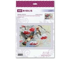 Riolis Siuvinėjimo kryželiu rinkinys "Žiemos šnabždesiai" 30x21 SR2207