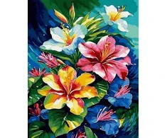 Tapyba pagal skaičius Gėlių palaima 40x50 cm