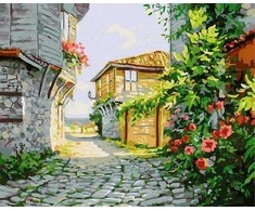 Tapyba pagal skaičius Kaimiška alėja 40x50 cm