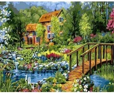 Tapyba pagal skaičius Kaimo tiltas 40x50 cm