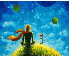 Tapyba pagal skaičius Mažasis princas 40x50 cm