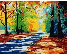 Tapyba pagal skaičius Rudens takas 40x50 cm