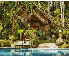 Tapyba pagal skaičius Tropical Retreat 40x50 cm