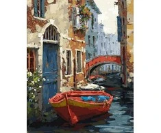 Tapyba pagal skaičius Venecijos kanalas 40x50 cm