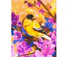 TPS Tapyba pagal skaičius Geltonas paukštis 40x50 cm