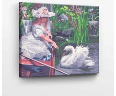 TPS Tapyba pagal skaičius Gulbių ežeras 40x50 cm
