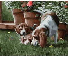 TPS Tapyba pagal skaičius Medžioklės pamokos 40x50 cm