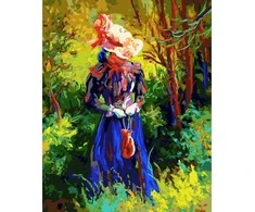 TPS Tapyba pagal skaičius Moteris 40x50 cm