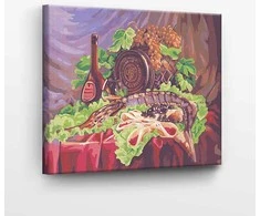 TPS Tapyba pagal skaičius Natiurmortas 40x50 cm
