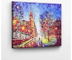 TPS Tapyba pagal skaičius Pėsčiųjų gatvė 40x50 cm