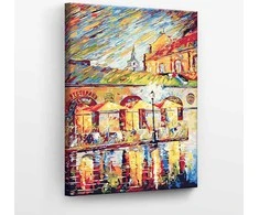TPS Tapyba pagal skaičius Spalvingas lietus 40x50 cm