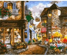 Tapyba pagal skaičius Konditerijos gatvė 40x50 cm