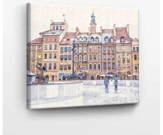 Tapyba pagal skaičius Naujųjų metų aikštė 40x50 cm