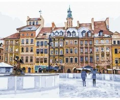 Tapyba pagal skaičius Naujųjų metų aikštė 40x50 cm