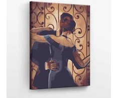 Tapyba pagal skaičius Šokis 40x50 cm