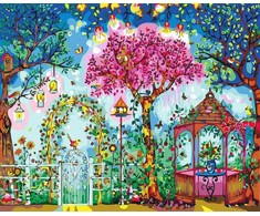 Tapyba pagal skaičius Spalvingas parkas 40x50 cm
