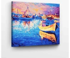 Tapyba pagal skaičius Valčių prieplauka 40x50 cm