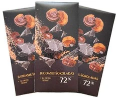 3 PAKUOTĖS ŠOKOLADO SU GRYBU “REISHI”