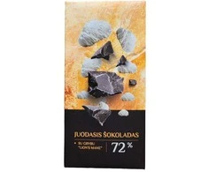 JUODASIS ŠOKOLADAS SU GRYBU “LION’S MANE” 25g.