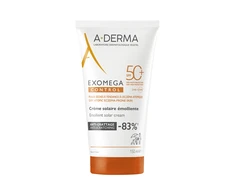 A-Derma Exomega Control Emollient Kreminis For Face &amp; Body SPF 50+, 150 ml