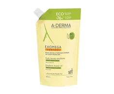 A-Derma Exomega Eco vonios ir dušo aliejaus papildymas, 500 ml