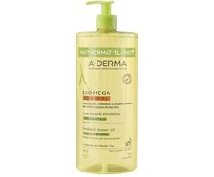 Aderma A-Derma, Exomega Control, Kvapusis, Minkštinamasis, Dušo aliejus, Kūnui, Sausai Odai, 1000 ml Unisex