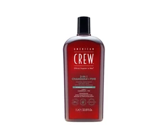 American Crew, 3-In-1, Chamomile &amp; Pine, Hair Šampūnas, Conditioner &amp; Dušo želė 3-In-1, Hydrating, 250 ml