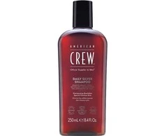 American Crew Daily Sidabrinis Paraben-Free Hair Šampūnas For Spalvą išsaugantis, 250 ml