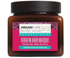 Arganicare, Keratin, Hair Treatment Kreminis Mask, maitininantis &amp; Repairing, 500 ml
