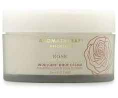 „Aromatherapy Associates“, rožių, natūralūs eteriniai aliejai, drėkinamasis kūno kremas, 200 ml *Testuojamasis buteliukas