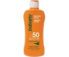 Babaria apsauginis losjonas nuo saulės su alaviju SPF 50, 200 ml