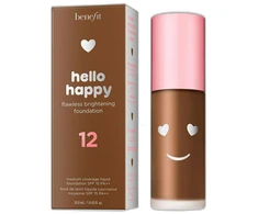 Benefit, Hello Happy, Brightening, Liquid Foundation, 12, Deep Warm, SPF 15, 30 ml