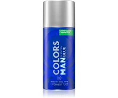 Benetton Colors de Benetton Mėlyna Anti-Perspirant Aromatic Dezodorantas Purškiklis For Men, 150 ml