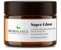 Bio Balance, Super Glow, Brightening, Anti-Aging &amp; Anti-Wrinkle, Morning &amp; Evening, Gel Kreminis, For Face, 50 ml
