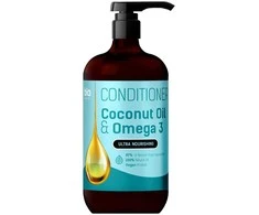 Bio Naturell Coconut Oil &amp; Omega 3 Hair Conditioner maitininantis Hydrating, 946 ml