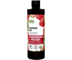 Bio Naturell Strawberry &amp; Melissa Moisturizing Dušo želė For All Skin Types, 437 ml