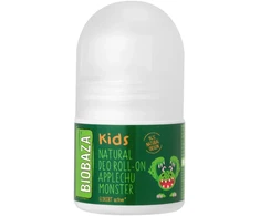 Biobaza Applechu Monster Natural Ingredients Hydrating &amp; Soothing Fresh Dezodorantas Roll-On For Children, 30 ml