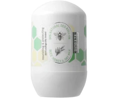 Biobaza Medaus ir avižų pieno natūralių sudedamųjų dalių raminantis ir maitinantis dezodorantas Roll-On unisex, 50 ml