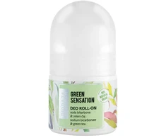 Biobaza Žalias Sensation Alcohol-Free Refreshing Žalias Dezodorantas Roll-On For Women, 20 ml