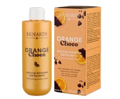 Bioearth Oranžinė šokoladinė prausimosi ir šveitimo dušo želė Visų odos tipų, 250 ml