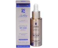 BioNike Defence My Age Gold Hydrating &amp; maitininantis Day &amp; Night Serum For Face, 30 ml