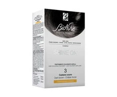 L'Oreal BioNike Shine On Permanent Hair Dye 3 Dark Brown, 1 vnt.