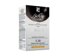 L'Oreal BioNike Shine On Permanent Hair Dye 538 Light Chocolate Brown, 145 ml