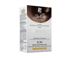 BioNike Shine On Permanent Hair Dye 6.34 Dark Copper Golden Blond, 145 ml