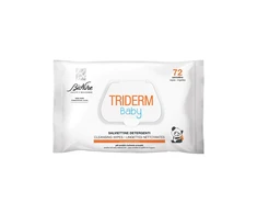 BioNike Triderm Baby Cleansing Wipes For Face &amp; For Hands, 72 vnt.